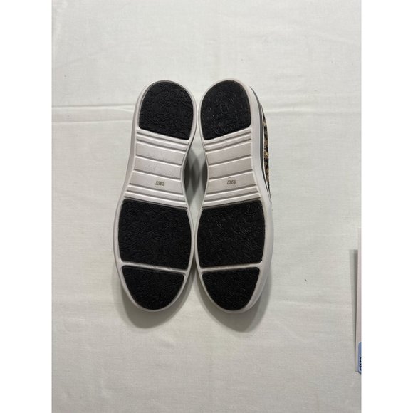 Aubrey Lynn Loafers Flats Amelia Skimmer Leopard Sweater Fabric Slip on 6.5 M - Picture 7 of 8